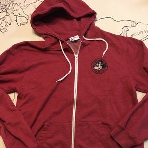Authentic Disney Zip-up Hoodie, Medium